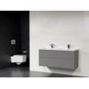 Saniclass New Future Bologna badmeubel 120cm zonder spiegel grijs SW25101 Saniclass New Future Bologna badmeubel 120cm zonder spiegel grijs SW25101