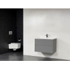 Saniclass New Future Bologna Meuble salle de bains 80cm sans miroir gris brillant SW25099 Saniclass New Future Bologna Meuble salle de bains 80cm sans miroir gris brillant SW25099
