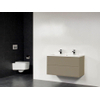 Saniclass New Future Bologna badmeubel 100cm zonder spiegel taupe SW25052 Saniclass New Future Bologna badmeubel 100cm zonder spiegel taupe SW25052