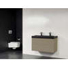 Saniclass New Future Black Spirit Meuble salle de bains 100cm sans miroir taupe SW25049 Saniclass New Future Black Spirit Meuble salle de bains 100cm sans miroir taupe SW25049