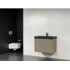 Saniclass New Future Black Spirit badmeubel 80cm zonder spiegel taupe SW25048 Saniclass New Future Black Spirit badmeubel 80cm zonder spiegel taupe SW25048