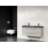 Saniclass Exclusive Line Grey Stone Meuble salle de bains 120cm Beach avec 2 tiroirs 2 trous pour robinetterie et sans miroir SW21692 Saniclass Exclusive Line Grey Stone Meuble salle de bains 120cm Beach avec 2 tiroirs 2 trous pour robinetterie et sans miroir SW21692