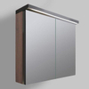 Duravit Fogo spiegelkast met verlichting 100x74cm noten 0291248 Duravit Fogo spiegelkast met verlichting 100x74cm noten 0291248
