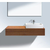 Duravit Fogo console inclusief 2 dragers inclusief 2 laden 120x55cm uitsparing rechts noten 0292175 Duravit Fogo console inclusief 2 dragers inclusief 2 laden 120x55cm uitsparing rechts noten 0292175