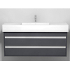 Duravit Ketho Meuble sous-lavabo 120x45.5x41cm graphite 0280220 Duravit Ketho Meuble sous-lavabo 120x45.5x41cm graphite 0280220