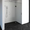 Saniclass Create douchedeur 170x200cm 2-delig profielloos met antikalk en 8mm veiligheidsglas chroom glans SW223794 Saniclass Create douchedeur 170x200cm 2-delig profielloos met antikalk en 8mm veiligheidsglas chroom glans SW223794