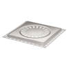 Berg van den siphon de rénovation 196x196x10mm inox GA96731