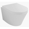 Wiesbaden Vesta hangtoilet – verdekte bevestiging – diepte 52 cm – met softclose zitting – glans wit SW49005