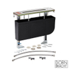 Dornbracht Perfecto montagesysteem voor 3 en 4 gats badkranen tegelrandmontage 1/2 0481226