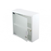 Differnz Quadro kubuskast 30x30x12cm met satin glas zonder kruis met slot beige SW49012 Differnz Quadro kubuskast 30x30x12cm met satin glas zonder kruis met slot beige SW49012
