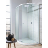 Simpsons Edge douchecabine kwartrond 120x90x195cm 1 schuifdeur zilver profiel helder glas SW21411 Simpsons Edge douchecabine kwartrond 120x90x195cm 1 schuifdeur zilver profiel helder glas SW21411