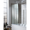 Simpsons Edge badwand inklapbaar 83x138,20cm zilver profiel helder glas SW21390 Simpsons Edge badwand inklapbaar 83x138,20cm zilver profiel helder glas SW21390