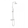 Crosswater Design Douche pluie avec douchette à main et robinet thermostatique chrome SW54033 Crosswater Design Douche pluie avec douchette à main et robinet thermostatique chrome SW54033