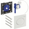 Geberit Samba urinoir bedieningsset pneumatisch mat chroom OP=OP GA64803 Geberit Samba urinoir bedieningsset pneumatisch mat chroom OP=OP GA64803