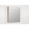 BRAUER 2.0 Armoire toilette 60x70x15cm avec 1 porte droite et éclairage LED Legno Calore SW30770