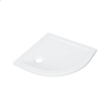 ZEZA Selva Receveur de douche - 80x80x4cm - Quart de rond - acrylique - blanc brillant SW1123732