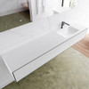 Mondiaz Lagom Meuble avec 2 tiroir 200x30x45cm vasque Cloud droite 1 trou de robinet Solid Surface Urban SW409217