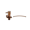 Fortifura Calvi Robinet d'arrêt d'angle avec tuyau flexible - tuyau de 30cm - 1/2\"x3/8\"" - cuivre brossé" SW1382533