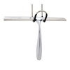 Best Design Class luxe douchewisser chroom met ophanghaak SW10108 Best Design Class luxe douchewisser chroom met ophanghaak SW10108