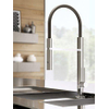 Hotbath Fellow keukenmengkraan 52.5x21cm pull down en 2 standen handdouche staal glans SW61956 Hotbath Fellow keukenmengkraan 52.5x21cm pull down en 2 standen handdouche staal glans SW61956