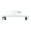 Crosswater Tray Showertray douchepaneel - 120X90cm Kwartrond - exclusief douchebak - wit SW31375