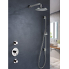 Hotbath Get Together complete thermostatische douche inbouwset Buddy met 2 stopkranen chroom staafmodel wandarm 20cm glijstang SW18237 Hotbath Get Together complete thermostatische douche inbouwset Buddy met 2 stopkranen chroom staafmodel wandarm 20cm glijstang SW18237