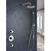 Hotbath Get Together complete thermostatische douche inbouwset Buddy met 2 stopkranen chroom staafmodel wandarm 30cm glijstang SW18249 Hotbath Get Together complete thermostatische douche inbouwset Buddy met 2 stopkranen chroom staafmodel wandarm 30cm glijstang SW18249