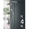 Hotbath Get Together complete thermostatische douche inbouwset Friendo met 2 stopkranen chroom 3 standen wandarm 25cm glijstang SW18584 Hotbath Get Together complete thermostatische douche inbouwset Friendo met 2 stopkranen chroom 3 standen wandarm 25cm glijstang SW18584