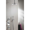 Hotbath Get Together complete thermostatische douche inbouwset Chap met 2 stopkranen geborsteld nikkel staafmodel handdouche met plafondbuis 30cm diameter douchekop 20cm SW18494 Hotbath Get Together complete thermostatische douche inbouwset Chap met 2 stopkranen geborsteld nikkel staafmodel handdouche met plafondbuis 30cm diameter douchekop 20cm SW18494