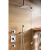 Hotbath Get Together complete thermostatische douche inbouwset Bloke met 2 stopkranen chroom staafmodel plafondbuis 30cm diameter hoofddouche 30cm SW108527 Hotbath Get Together complete thermostatische douche inbouwset Bloke met 2 stopkranen chroom staafmodel plafondbuis 30cm diameter hoofddouche 30cm SW108527