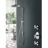 Hotbath Get Together complete thermostatische douche inbouwset Friendo met 2 stopkranen chroom staafmodel handdouche met plafondbuis 30cm diameter douchekop 20cm inclusief glijstang SW18577 Hotbath Get Together complete thermostatische douche inbouwset Friendo met 2 stopkranen chroom staafmodel handdouche met plafondbuis 30cm diameter douchekop 20cm inclusief glijstang SW18577