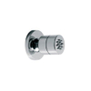 Hotbath Mate bodyjet rond inox look geborsteld nikkel SW12461 Hotbath Mate bodyjet rond inox look geborsteld nikkel SW12461