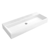 Villeroy en Boch Memento wastafel voor handdoekhouders 120x47cm zonder overloop zonder kraangat ceramic+ wit 1023694 Villeroy en Boch Memento wastafel voor handdoekhouders 120x47cm zonder overloop zonder kraangat ceramic+ wit 1023694