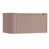 H&R Badmeubelen Juice Wastafelonderkast - 80x45x40cm - linkerhoek afgerond - 1 lade - geïntegreerde greep - strawberry SW1259676