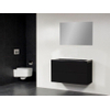 Saniclass New Future XXS Corestone13 badmeubel 100cm 0 kraangaten met spiegel zwart SW68542 Saniclass New Future XXS Corestone13 badmeubel 100cm 0 kraangaten met spiegel zwart SW68542
