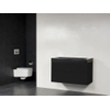 Saniclass New Future Black Spirit badmeubel 100cm 0 kraangaten zonder spiegel zwart SW68909 Saniclass New Future Black Spirit badmeubel 100cm 0 kraangaten zonder spiegel zwart SW68909