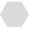 SAMPLE Cifre Cerámica Hexagon Timeless Vloer- en Wandtegel Pearl Mat Vintage Mat Grijs SW736032