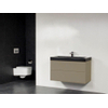 Saniclass New Future Black Spirit badmeubel 100cm 1 kraangat zonder spiegel taupe SW68910 Saniclass New Future Black Spirit badmeubel 100cm 1 kraangat zonder spiegel taupe SW68910