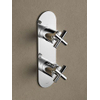 Hotbath Chap thermostaat inbouw met 3 weg omstel verticaal chroom SW11418 Hotbath Chap thermostaat inbouw met 3 weg omstel verticaal chroom SW11418