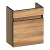 BRAUER Joy Edge fonteinonderkast - 40x45x22cm - deur rechtsdraaiend - greeploos - Honey SW1200836