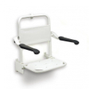 Handicare Handicare Linido siège de douche avec dossier inox blanc 0607124