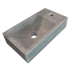 Forzalaqua Venetia fontein 40x22x10cm RECHTHOEK kraangat rechts Marmer cloudy wit SW67668 Forzalaqua Venetia fontein 40x22x10cm RECHTHOEK kraangat rechts Marmer cloudy wit SW67668
