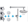 Exellence One Pack inbouwthermostaatset type 17 20cm SW62572 Exellence One Pack inbouwthermostaatset type 17 20cm SW62572