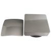 Wiesbaden Set knop/plug badoverloopcombinatie met vulfunctie vierkant geborsteld staal SW411978 Wiesbaden Set knop/plug badoverloopcombinatie met vulfunctie vierkant geborsteld staal SW411978