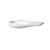 Laufen Alessi One meubelwastafel met afleg rechts met LCC 90x50cm zonder kraangat met afvoerplug wit 0192301 Laufen Alessi One meubelwastafel met afleg rechts met LCC 90x50cm zonder kraangat met afvoerplug wit 0192301