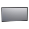 BRAUER Onyx miroir – rectangle – 140 x 70 cm – Noir brossé SW228065