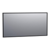 Saniclass Silhouette Spiegel - 140x70cm - zonder verlichting - rechthoek - zwart SW228065