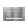 Geberit Sigma30 bedieningplaat met frontbediening voor toilet/urinoir 24.6x16.4cm mat verchroomd / glans verchroomd / mat verchr SW61795 Geberit Sigma30 bedieningplaat met frontbediening voor toilet/urinoir 24.6x16.4cm mat verchroomd / glans verchroomd / mat verchr SW61795