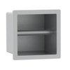 Fortifura Calvi Toiletrolhouder - inbouw - 17.3x17.3x15.3cm - PVD - geborsteld RVS SW1126059