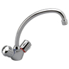 Porcher Ulysse 2 Robinet lavabo 2 poignées avec bec rotatif chrome SW69844 Porcher Ulysse 2 Robinet lavabo 2 poignées avec bec rotatif chrome SW69844